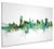 Memphis Tennessee Skyline Cityscape Box Canvas