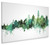 Santorini Greece Skyline Cityscape Box Canvas