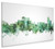 Athens Greece Skyline Cityscape Box Canvas