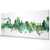 Newport Wales Skyline Cityscape PANORAMIC Box Canvas