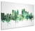 Dayton Ohio Skyline Cityscape Box Canvas