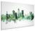 Jacksonville Florida Skyline Cityscape Box Canvas