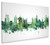 Ljubljana Slovenia Skyline Cityscape Box Canvas