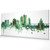 Cedar Rapids Iowa Skyline Cityscape PANORAMIC Box Canvas