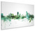 Liege Belgium Skyline Cityscape Box Canvas