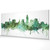 Lincoln Nebraska Skyline Cityscape PANORAMIC Box Canvas