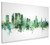 The Hague Netherlands Skyline Cityscape Box Canvas