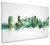 West Palm Beach Florida Skyline Cityscape Box Canvas