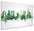 Osaka Japan Skyline Cityscape Box Canvas