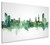 Leicester England Skyline Cityscape Box Canvas