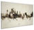 York England Skyline Cityscape Box Canvas