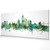 Mobile Alabama Skyline Cityscape PANORAMIC Box Canvas