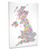 Great Britain Map Box Canvas