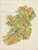 Ireland Map Poster Art Print