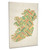 Ireland Map Box Canvas