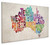 Australia Map Box Canvas