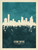 Grand Rapids Michigan Skyline Cityscape Poster Art Print