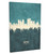 Dayton Ohio Skyline Cityscape Box Canvas