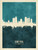 Saint Paul Minnesota Skyline Cityscape Poster Art Print