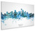 Seattle Washington Skyline Cityscape Box Canvas