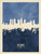 Atlanta Georgia Skyline Cityscape Poster Art Print