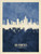 San Francisco California Skyline Cityscape Poster Art Print