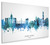 Hong Kong China Skyline Cityscape Box Canvas