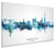 Warrington England Skyline Cityscape Box Canvas