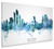 Abu Dhabi United Arab Emirates Skyline Cityscape Box Canvas