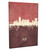 Toledo Ohio Skyline Cityscape Box Canvas