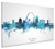 St Louis Missouri Skyline Cityscape Box Canvas