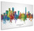 Birmingham England Skyline Cityscape Box Canvas