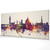 Florence Italy Skyline Cityscape PANORAMIC Box Canvas