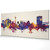 Tehran Iran Skyline Cityscape PANORAMIC Box Canvas