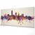 Cleveland Ohio Skyline Cityscape PANORAMIC Box Canvas