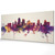 Kansas City Missouri Skyline Cityscape PANORAMIC Box Canvas