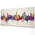 Bolton England Skyline Cityscape PANORAMIC Box Canvas