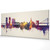 Umeå Sweden Skyline Cityscape PANORAMIC Box Canvas