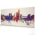 Oslo Norway Skyline Cityscape PANORAMIC Box Canvas