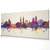 Belfast Northern Ireland Skyline Cityscape PANORAMIC Box Canvas