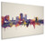 Colorado Springs Colorado Skyline Cityscape Box Canvas