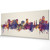 Virginia Beach Virginia Skyline Cityscape PANORAMIC Box Canvas