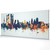 Madrid Spain Skyline Cityscape PANORAMIC Box Canvas