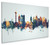 San Antonio Texas Skyline Cityscape Box Canvas