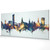 Sheffield England Skyline Cityscape PANORAMIC Box Canvas