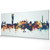Malmo Sweden Skyline Cityscape PANORAMIC Box Canvas