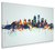 Louisville Kentucky Skyline Cityscape Box Canvas