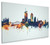 Lyon France Skyline Cityscape Box Canvas