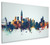 Taipei Taiwan Skyline Cityscape Box Canvas