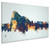 Gibraltar Skyline Cityscape Box Canvas